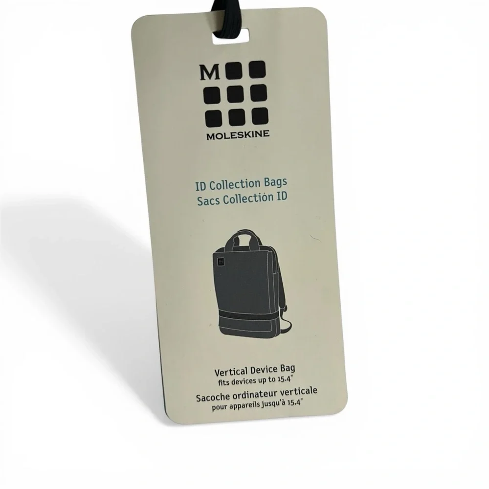 Moleskine ID Vertical 15 Device Bag -Black- Slimline bag fits a 15